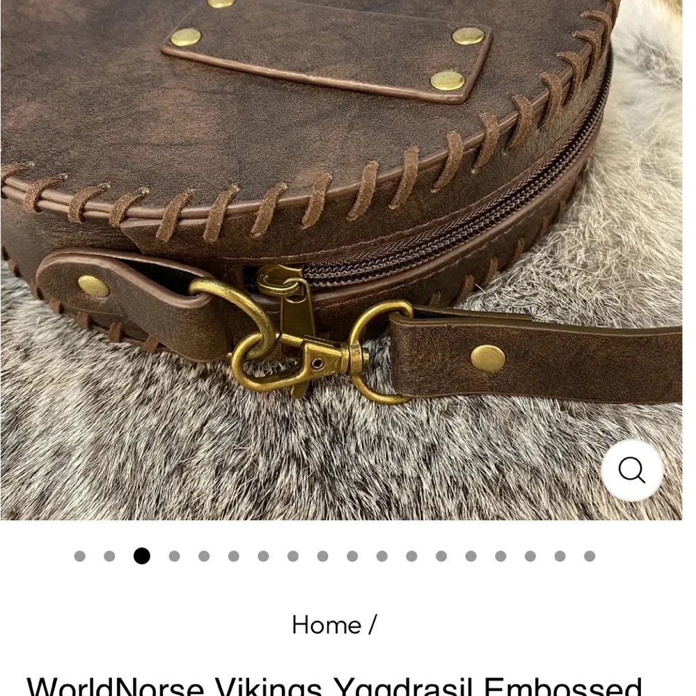 WorldNorse Vikings Yggdrasil Embossed Crossbody Bag